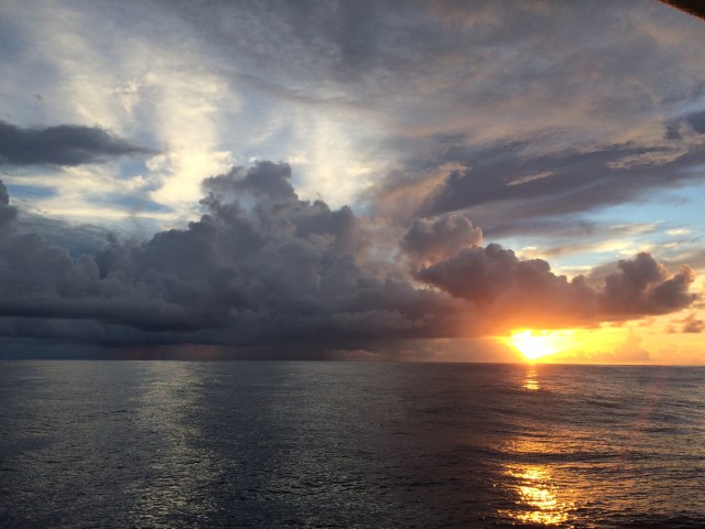 We always needed to look out for squalls